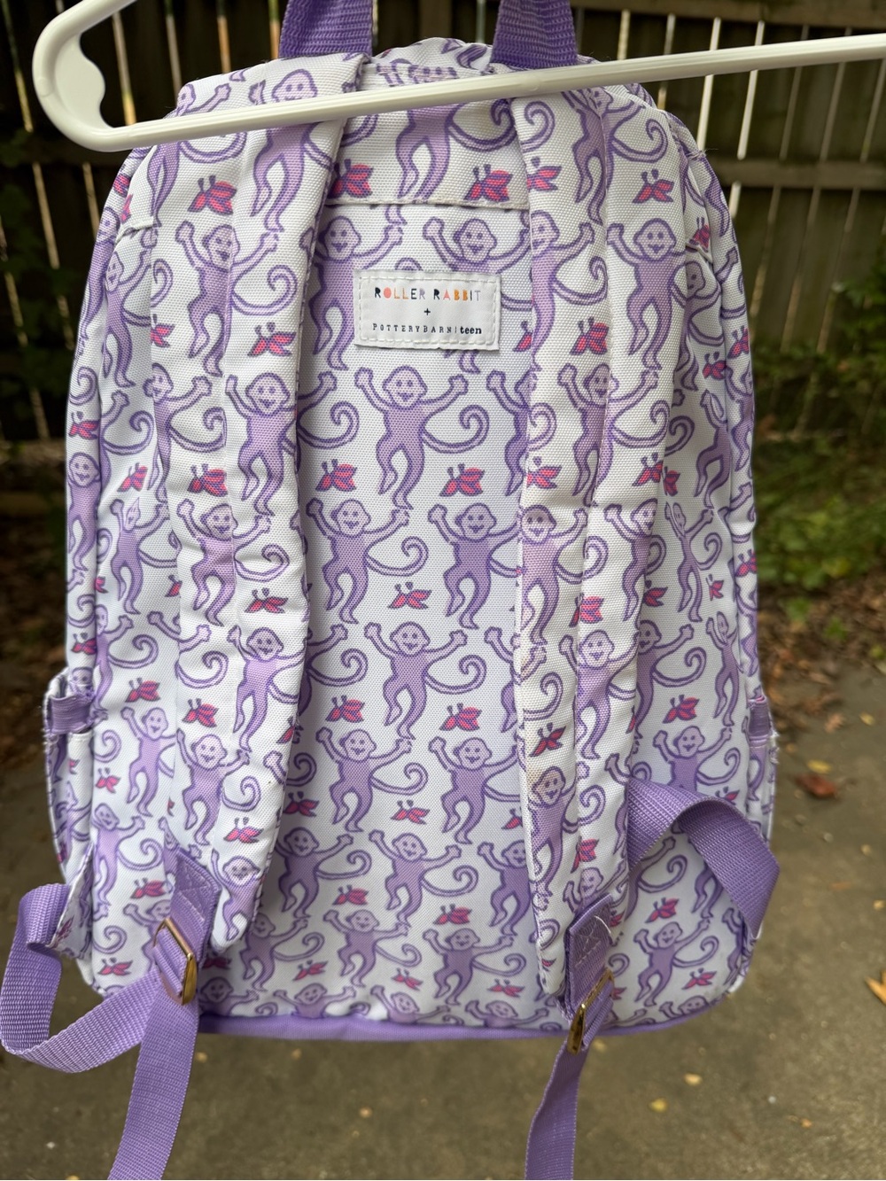Roller Rabbit Pottery Barn Lilac Backpack - Picture 9 of 16